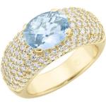 Goldene GIORGIO MARTELLO Vergoldete Ringe aus Silber für Damen Größe 56 