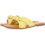 Reduzierte Gelbe Gioseppo Damensandalen aus Leder Größe 40 für den für den Sommer 