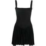 Reduzierte Schwarze Ärmellose Mini Minikleider & kurze Kleider mit Reißverschluss für Damen Größe M 