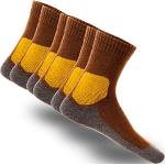 Braune Thermo-Socken aus Wolle für Herren Größe 35 für den für den Sommer 