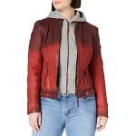 Rote Gipsy Übergangsjacken aus Leder für Damen Größe XS 