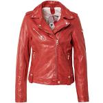 Rote Gipsy Bio Übergangsjacken aus Leder für Damen Größe S 