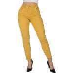 Gelbe Baggy Jeans & Loose Fit Jeans mit Reißverschluss aus Denim für Damen Größe XL 
