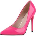 Pinke Lack-Optik Elegante High Heels & Stiletto-Pumps für Damen Größe 37 