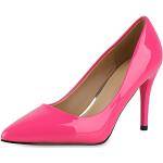 Pinke Lack-Optik Elegante Spitze High Heels & Stiletto-Pumps für Damen Größe 36 