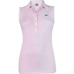 Rosa Gestreifte Girls Golf Damenpoloshirts & Damenpolohemden aus Baumwolle Größe S 