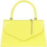 Girly Handbags Lack-Clutch-Tasche, Handtasche, kleines Hartschalenetui für Damen Gelb