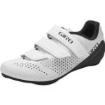 Weiße Giro Stylus Rennradschuhe aus Textil für Damen Größe 40 