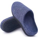 Reduzierte Blaue Damenhausschuhe ohne Verschluss orthopädisch Größe 45 