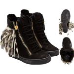 Schwarze GIUSEPPE ZANOTTI Lorenz High Top Sneaker & Sneaker Boots aus Leder für Damen 
