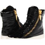 Schwarze GIUSEPPE ZANOTTI London High Top Sneaker & Sneaker Boots aus Leder für Damen 