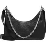 Givenchy Hobo Bag - Small Moon Cut Out bag Leather With Sporty Strap - Gr. unisize - in Schwarz - für Damen