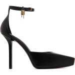 Reduzierte Schwarze Givenchy Spitze High Heels & Stiletto-Pumps mit Riemchen aus Kalbsleder für Damen Größe 38,5 