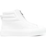 Givenchy, High-Top Leder-Sneakers mit Reißverschluss White, Damen, Größe: 37 EU