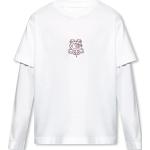 Reduzierte Weiße Langärmelige Givenchy T-Shirts aus Baumwolle für Herren Größe XXL 