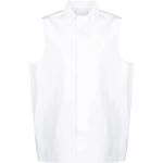 Reduzierte Weiße Kurzärmelige Givenchy Herrenkurzarmhemden aus Baumwolle Größe L 
