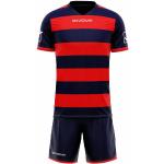 Givova Rugby Set Trikot mit Shorts navy/rot L