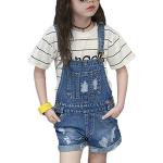 Blaue Jeans Shorts für Kinder aus Denim für Mädchen 