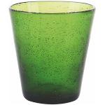 Gläser-Set VILLA D'ESTE "Cancun Satin aquamarin" Trinkgefäße grün (dunkelgrün) Gläser-Sets Wassergläser-Set, 6-teilig, Inhalt 330 ml