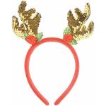Goldene Elegante Haarreifen mit Hirsch-Motiv für Damen Weihnachten 