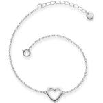 Silberne Glanzstücke München Herz Armbänder aus Silber für Damen 