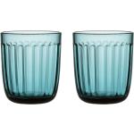 Reduzierte Blaue Moderne Iittala Raami Glasserien & Gläsersets aus Glas 2-teilig 