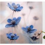 Reduzierte Blaue Kunstdrucke aus Glas 