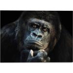 Glasbild Gorilla Affe
