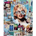 KARE DESIGN Marilyn Monroe Pop-Art Bilder aus Glas 