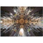 Bunte Glasbilder mit Sagrada Familia Motiv 50x70 