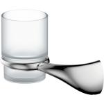 Glashalter Rostfrei Glas satiniert Dämpfungsring Kunststoff, 856410