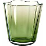 Grüne Landhausstil 16 cm Runde Windlichter aus Glas 