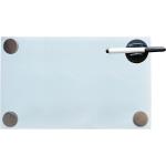 Glasmagnettafel, Whiteboard, Glasboard, Magnetwand, Pinnwand, 30 x 50 x 0,4 cm, Weiß - Melko
