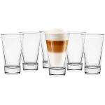 Reduzierte Runde Glasserien & Gläsersets mit Kaffee-Motiv aus Glas spülmaschinenfest 6-teilig 