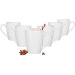 Reduzierte Weiße Kaffeetassen-Sets 300 ml aus Keramik 6-teilig 