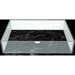 Schwarze Aufsatzwaschbecken & Aufsatzwaschtische mit Skyline-Motiv aus Kristall 