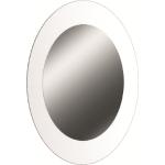 Weiße Ovale Badspiegel & Badezimmerspiegel aus MDF 