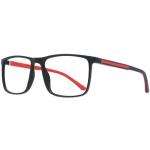 Glasses Direct Alvin 5416 Matte Black / Red Korrektionsbrille / BC / Dia / sph / CYL / Ax