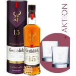 Schottische Glenfiddich Single Malt Whiskys & Single Malt Whiskeys für 15 Jahre Speyside 