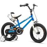 Glerc Kinderfahrrad 16 Zoll Fahrrad mit Stützrädern & Flaschenhalter für 4 5 6 7 8 Jahre alte Jungen und Mädchen, blau