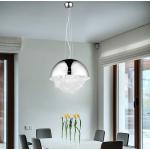 Kristall Design Decken Lampe Glas Strahler Küchen Beleuchtung Chrom Flur Leuchte 