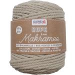 Glorex Makramee-Rope 5 mm taupe, 500 g, gedreht