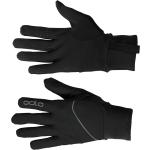 Schwarze Odlo Touchscreen-Handschuhe Größe 8 