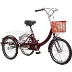GLZXMQBP Fahrrad Dreirad Für Erwachsene 20 Zoll Ei