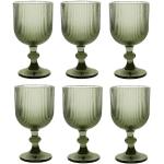 Grüne Vintage GMMH Runde Glasserien & Gläsersets mit Eismotiv aus Glas 6-teilig 