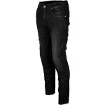 Schwarze Slim Fit Jeans aus Baumwolle für Herren Größe XXL Weite 42, Länge 30 