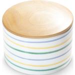 Gmundner Keramik Buntgeflammt Porzellan-Geschirr aus Keramik mit Deckel 