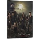 Moderne Vampire Diaries Poster mit Halloween-Motiv 