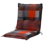 Rote Karo GO-DE Stuhlauflagen aus Stoff 