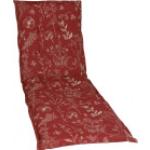 GO-DE Rollliegen-Auflage 60 cm x 190 cm x 6 cm, rot, Blumen/Stengel rot Rot (GLO691301818)
